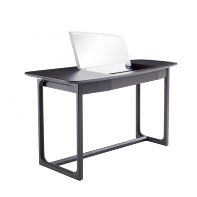 Modern Simple Computer table Desk Home Office Writing Study Desk With drawer hidden mirror