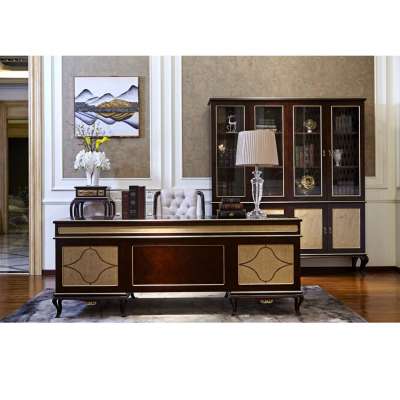 YB71 Luxury cherry wood executive office desk office furniture