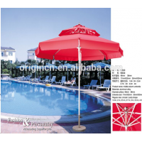 Gorgeous style double deck outdoor parasol swimming pool luxury umbrella